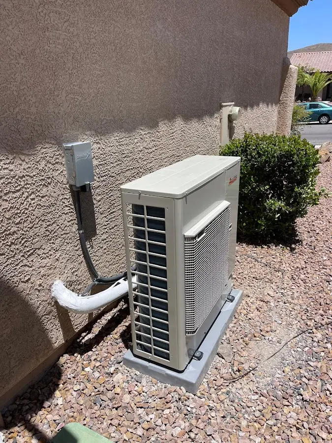 Residential air conditioning condenser unit in Stony Point